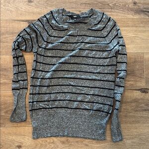 Mossimo Supply Co Gray and Black Crew Neck Sweater